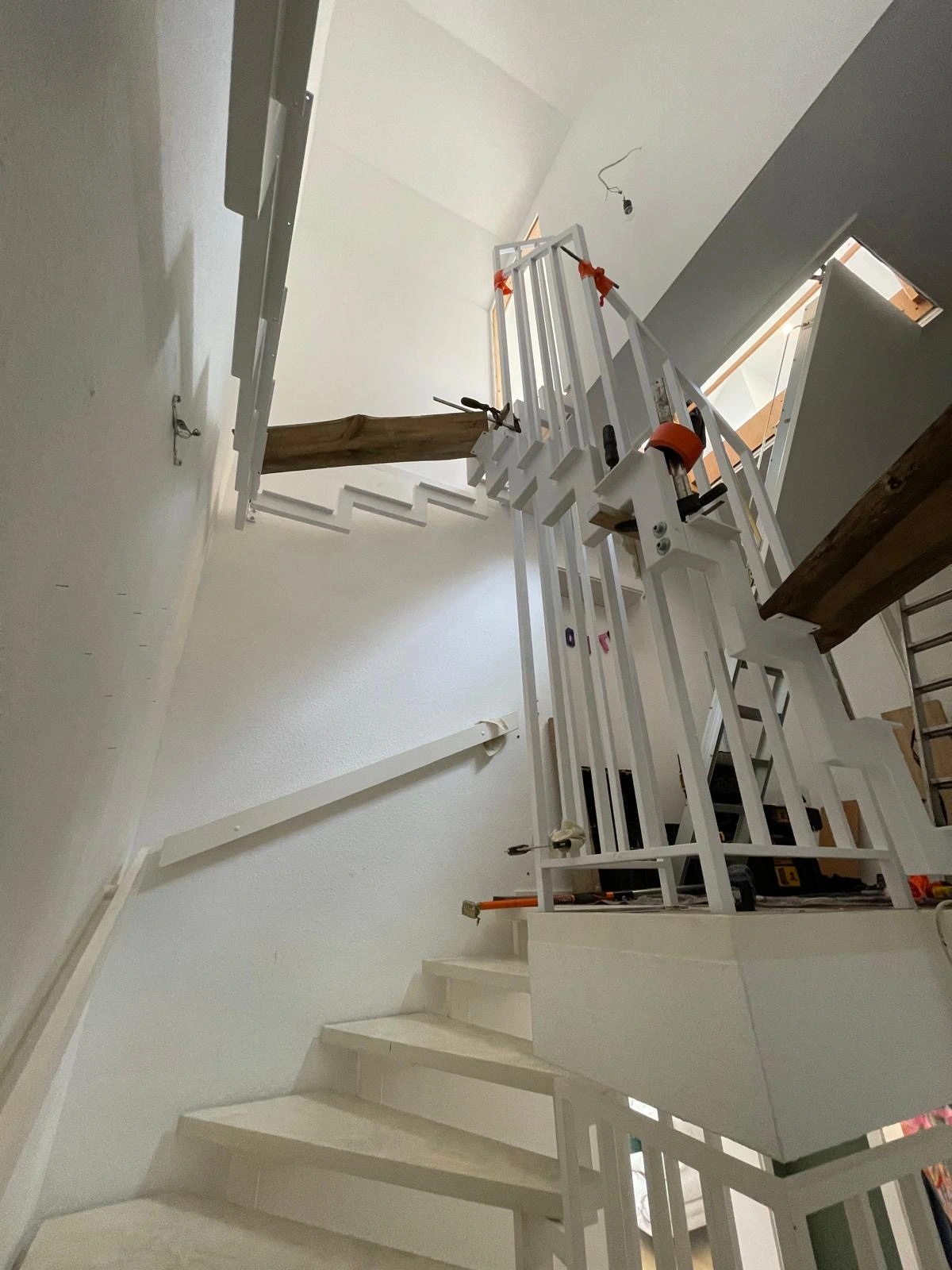 zweiholmtreppe - montage