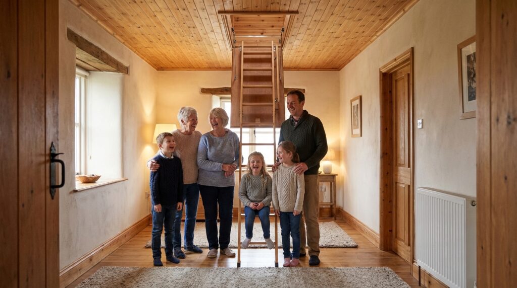 image-4-glckliche-familie-in-einem-gemtlich-warmen-flur- image 4 glckliche familie in einem gemtlich warmen flur